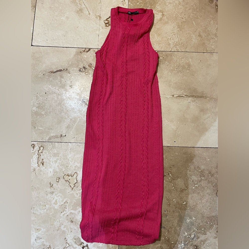 Zara One Shoulder Pink Dress